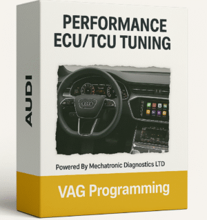 Performance ECU TCU Tunning for AUDI with VAG Programming