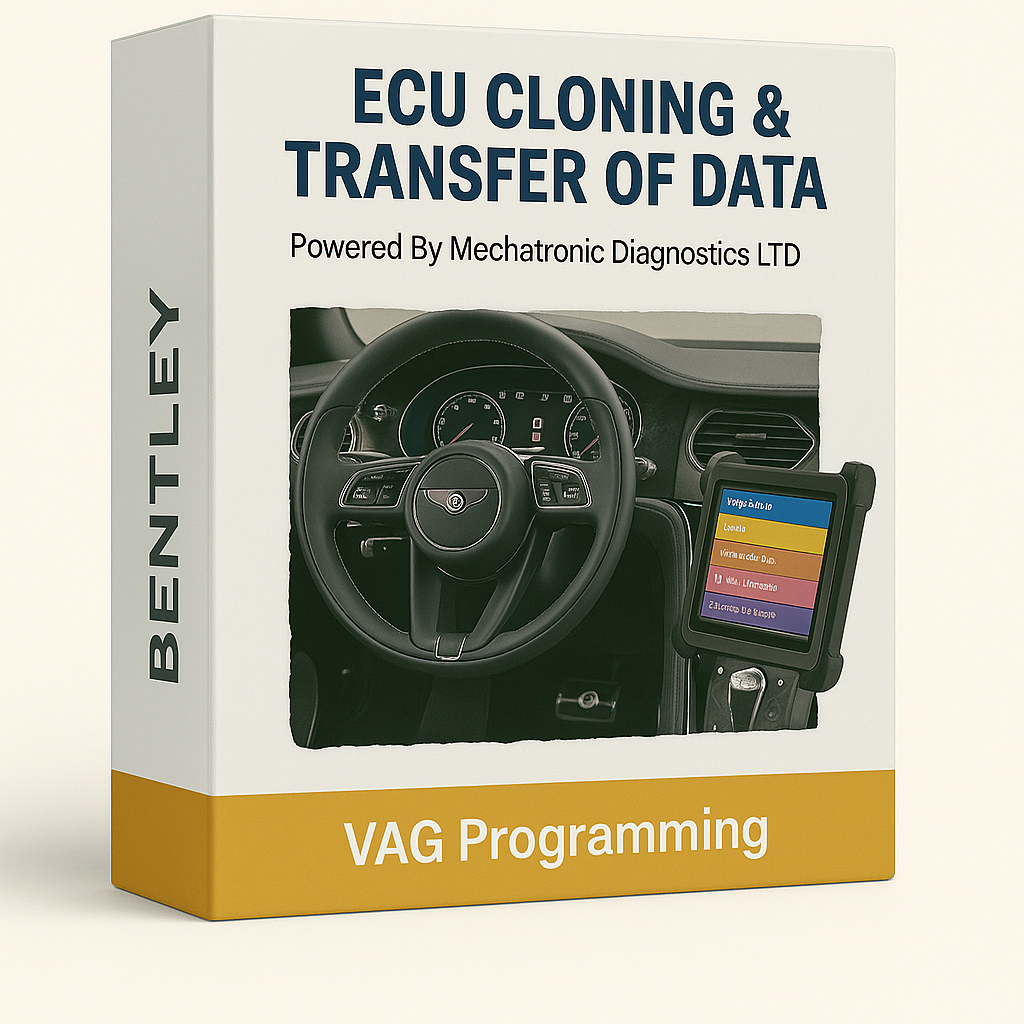VAG Programming ECU Cloning and Transfer of Data - BENTLEY
