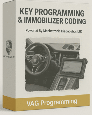 VAG Programming Key programming and immobilizer coding Porsche