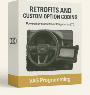 VAG Programming Retrofit and custom options coding - Audi