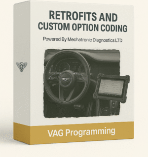 VAG Programming Retrofit and custom options coding - Bentley