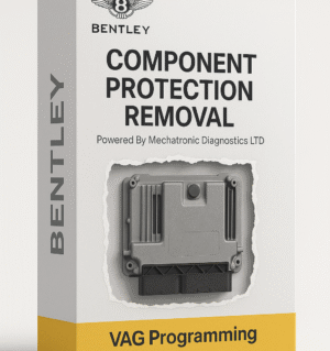 VAG Programming component protection removal Bentley