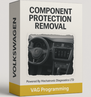 VAG Programming component protection removal Volkswagen
