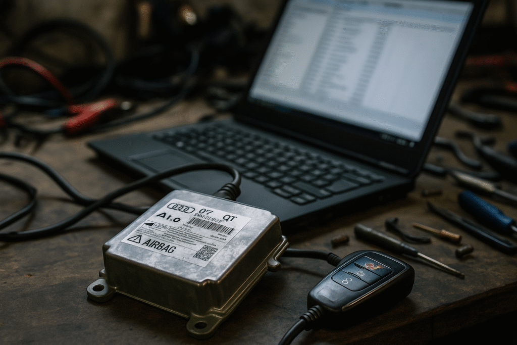 Audi Q7 airbag ECU module