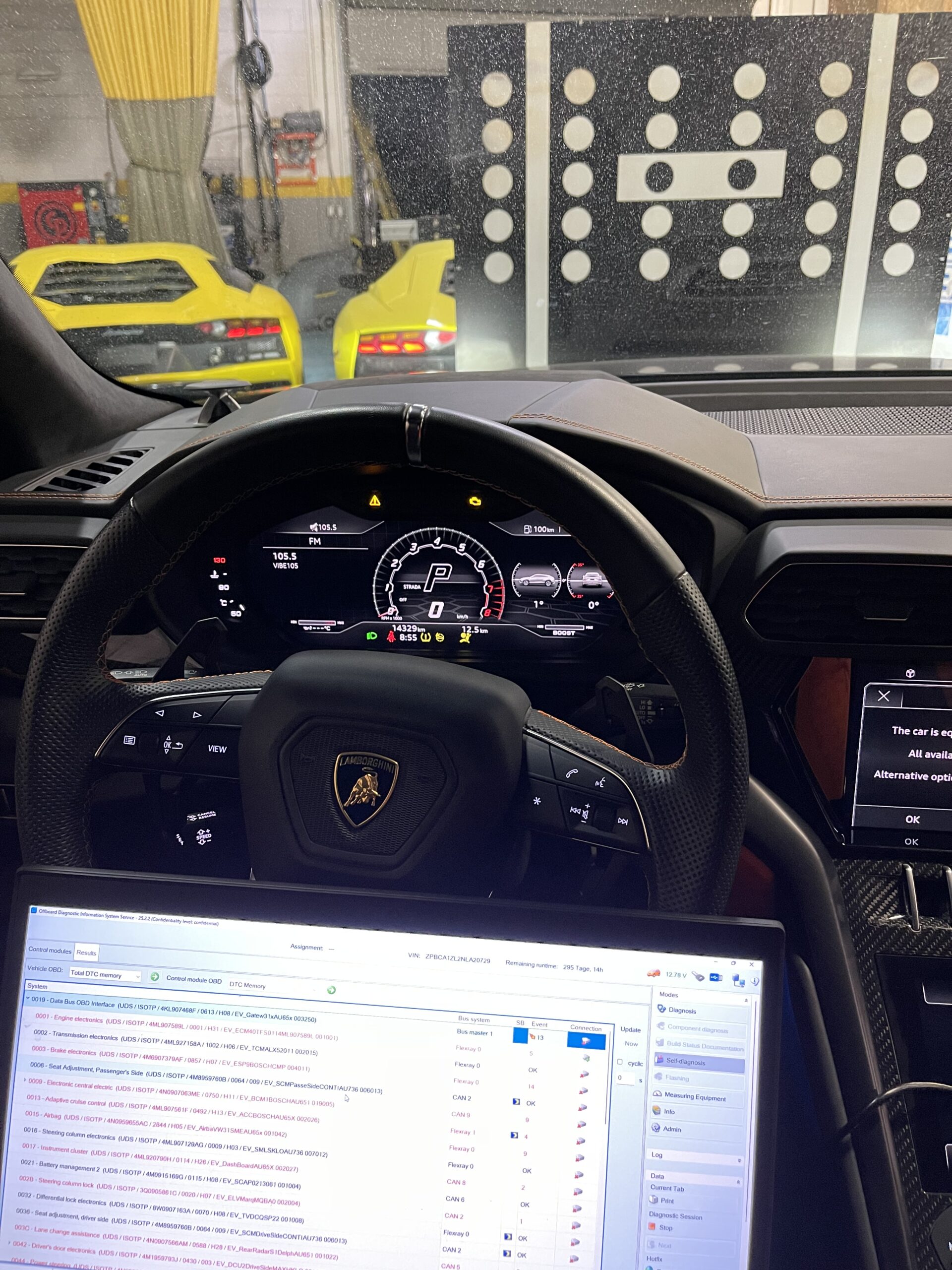 Lamborghini Urus Active cruise control calibration